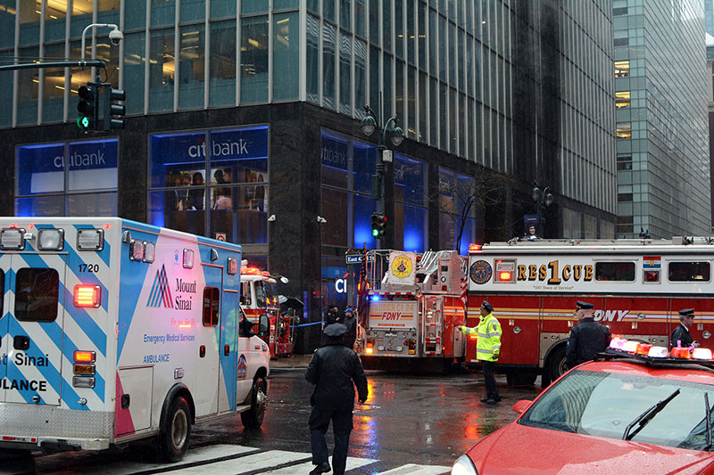 first responders on the scene